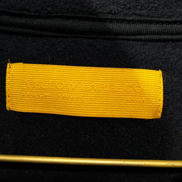 New Yellow Label Co. Polar Quarter Zip crop in Blue, Size S - Picture 3 of 11